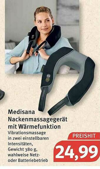 Feneberg Medisana Nackenmassagegerät Mit Wärmefunktion Angebot