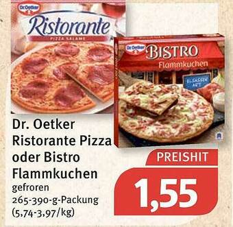 Feneberg Dr Oetker Ristorante Pizza Oder Bistro Flammkuchen Angebot