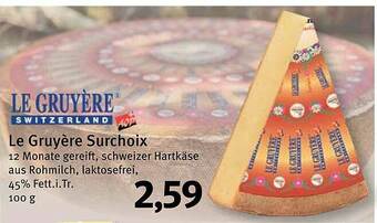 Feneberg Le Gruyère Surchoix Angebot