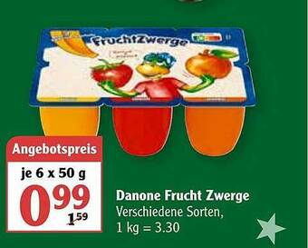 Globus Danone Frucht Zwerge Angebot