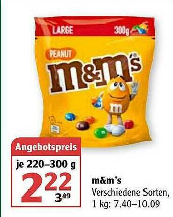 Globus M&m's Angebot