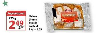 Globus Lieken Urkorn Stollenkonfekt Angebot