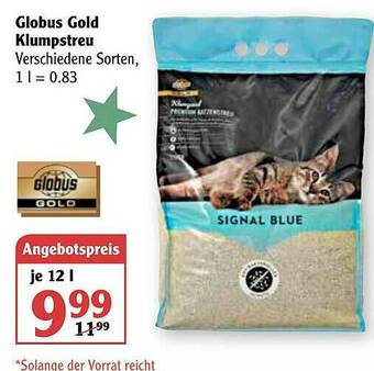 Globus Globus Gold Klumpstreu Angebot