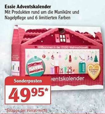 Globus Essie Adventskalender Angebot