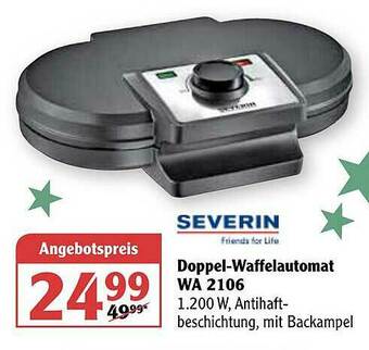 Globus Severin Doppel-waffelautomat Wa2106 Angebot