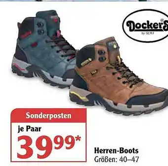 Globus Herren-boots Dockers Angebot