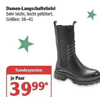 Globus Damen-langschaftstiefel Angebot