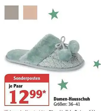 Globus Damen-hausschuh Angebot