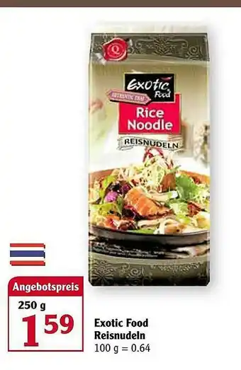 Globus Exotic Food Reisnudeln Angebot