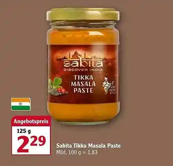 Globus Sabita Tikka Masala Paste Angebot