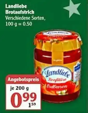 Globus Landliebe Brotaufstrich Angebot