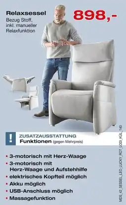 külkens+sohn Polstermöbel Relaxsessel Angebot