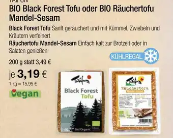 Vitalia Taifun bio black forest tofu oder bio räuchertofu mandel-sesam Angebot