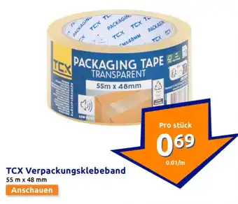 Action TCX Verpackungsklebeband Angebot