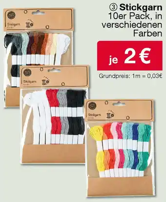 Woolworth Stickgarn Angebot