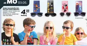 NETTO Kinder Sonnenbrille inkl. Etui mit Lizenz Motiven Angebot