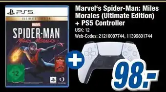 Expert Marvel's Spider Man: Miles Morales (Ultimate Edition) + PS5 Controller Angebot