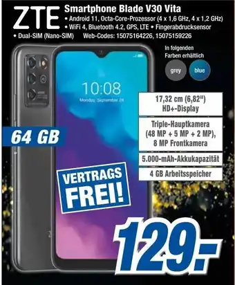 Expert ZTE Smartphone Blade V30 Vita Angebot