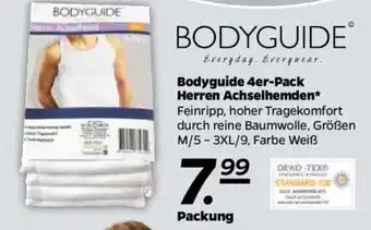 NETTO Bodyguide 4er Pack Herren Achselhemden Angebot