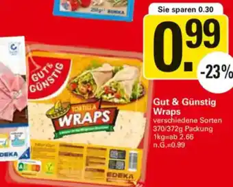 WEZ Gut & Günstig Wraps Angebot