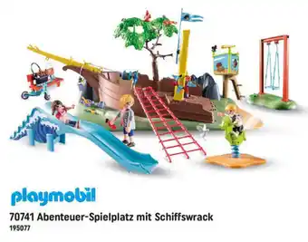 Smyths Toys Playmobil 70741 Abenteuer Spielplatz mit Schiffswrack Angebot