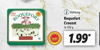 Lidl Roquefort Crouzat Angebot