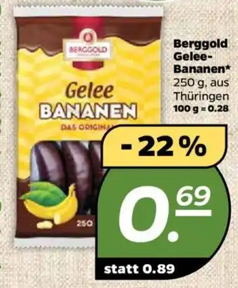 NETTO Berggold Gelee Bananen 250g Angebot