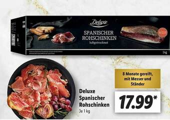 Lidl Deluxe Spanischer Rohschinken Angebot