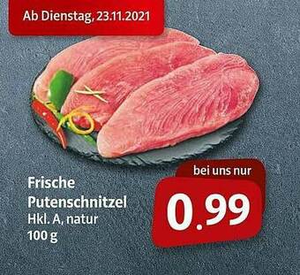 Markant Frische Putenschnitzel Angebot