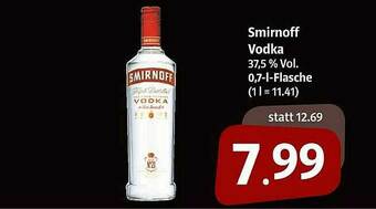 Markant Smirnoff Vodka Angebot