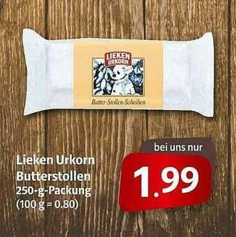 Markant Lieken Urkorn Butterstollen Angebot