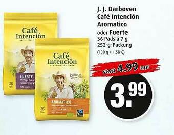 Markant J.j Darboven Café Intencion Aromatico Oder Fuerte Angebot