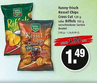 Markant Funny-frisch Kessel Chips Cross Cut Oder Riffels Angebot