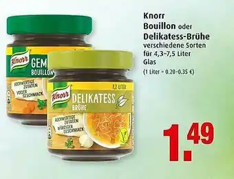 Markant Knorr Bouillon Oder Delikatess-brühe Angebot