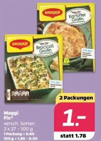 NETTO Maggi Fix 2x27-100g Angebot