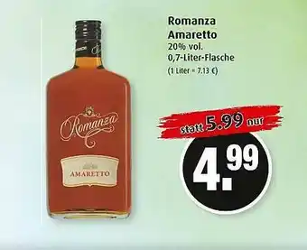 Markant Romanza Amaretto Angebot