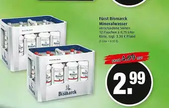 Markant Fürst Bismarck Mineralwasser Angebot