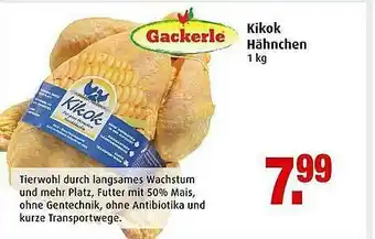 Markant Gackerle Kikok Hähnchen Angebot