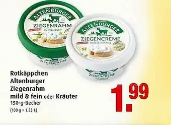 Markant Rotkäppchen Altenburger Ziegenrahm Mild & Fein Oder Kräuter Angebot