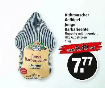 Markant Dithmarscher Geflügel Junge Barbarieente Angebot