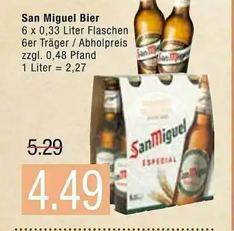 Marktkauf San Miguel Bier Angebot