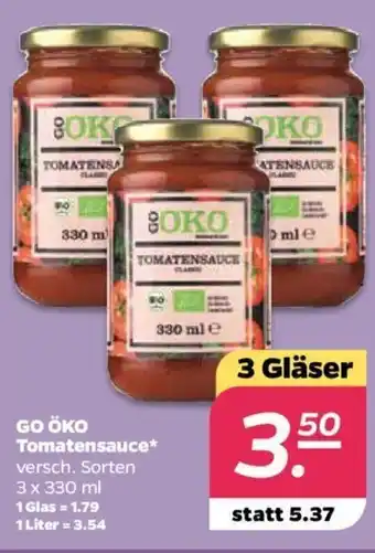 NETTO Go öko Tomatensauce 3x330ml Angebot