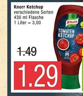 Marktkauf Knorr Ketchup Angebot