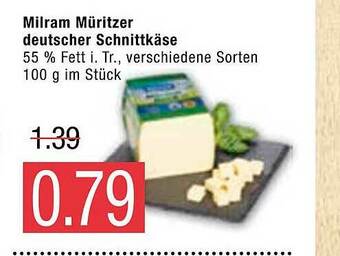 Marktkauf Milram Müritzer Deutscher Schnittkäse Angebot