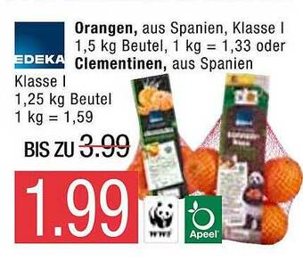 Marktkauf Edeka Orangen Oder Clementinen Angebot