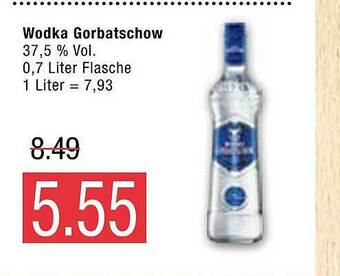 Marktkauf Wodka Gorbatschow Angebot