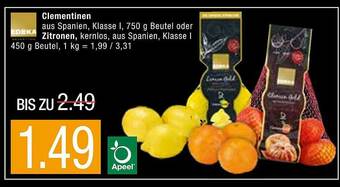 Marktkauf Edeka Clementinen Oder Zitronen Angebot