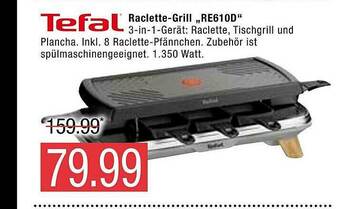 Marktkauf Tefal Raclette-grill Re610d Angebot