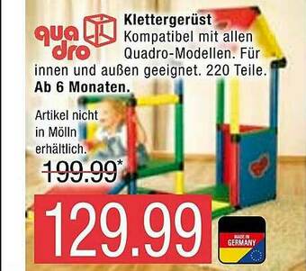 Marktkauf Quadro Klettergerüst Angebot