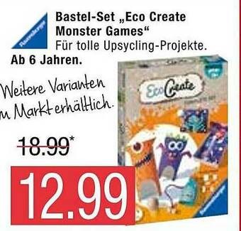 Marktkauf Ravensburger Bastel-set „eco Create Monster Games“ Angebot